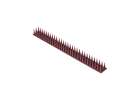Pigeon spikes bird rail deterrent plastic dense brown 8pcs 43 cm 6