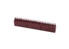 Pigeon spikes bird rail deterrent plastic dense brown 8pcs 43 cm 8