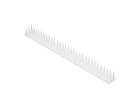 Pigeon spikes strip bird deterrent plastic dense white 8pcs 43 cm 2