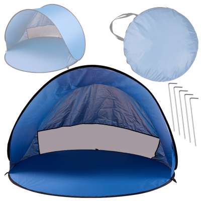 Pop up beach tent large XL 146x146cm + cover