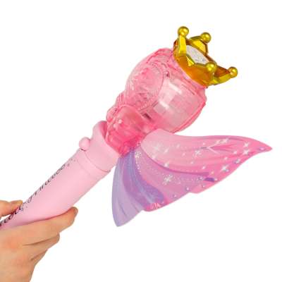 Princess wand soap bubble machine