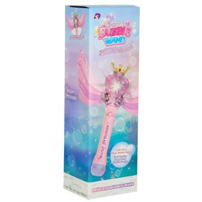 Princess wand soap bubble machine