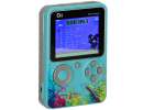 Retro blue mini portable games console 2