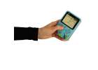 Retro blue mini portable games console 9