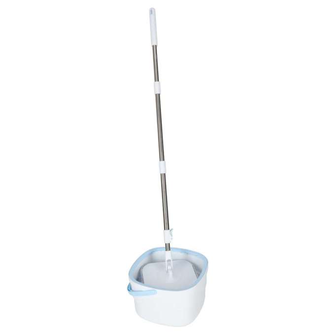 Rotary rectangular mop clean dirty water