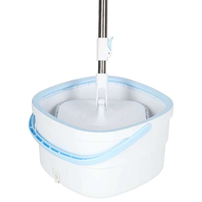 Rotary rectangular mop clean dirty water