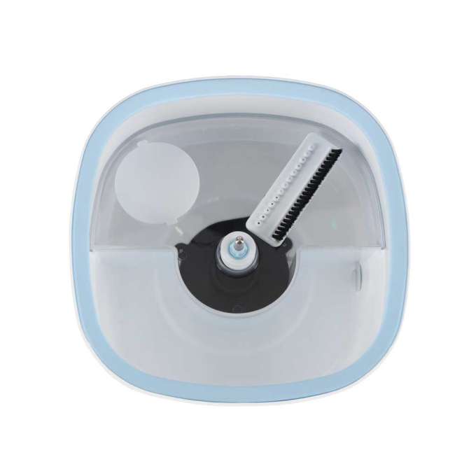 Rotary rectangular mop clean dirty water