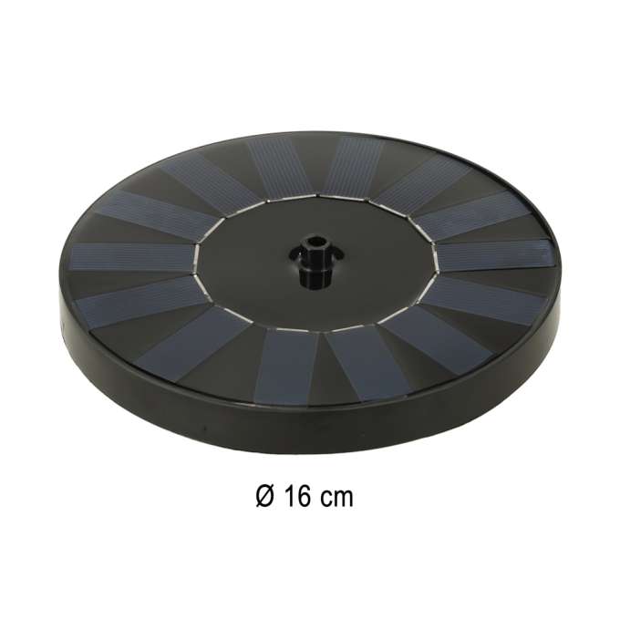 Solar garden fountain floating 16cm