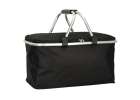 Thermal folding picnic basket black 3