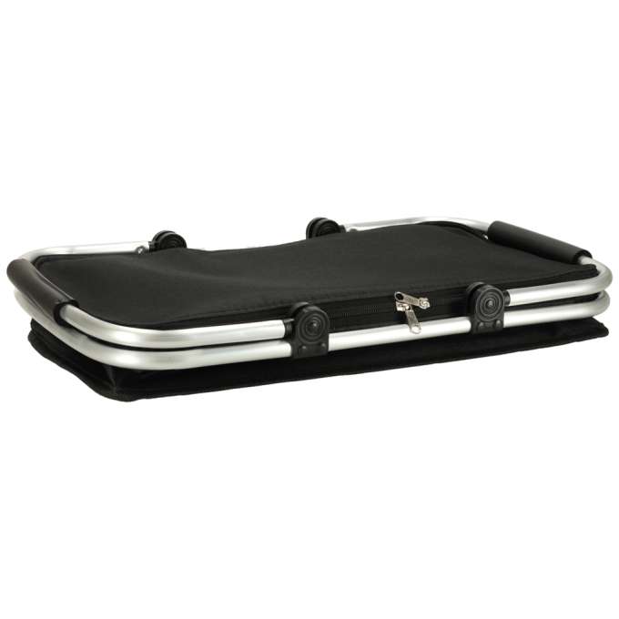 Thermal folding picnic basket black