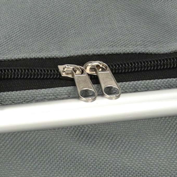 Thermal folding picnic basket grey