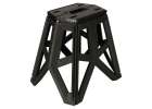 Tourist folding stool black 2