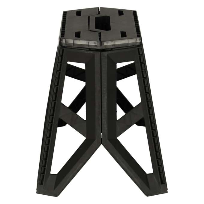 Tourist folding stool black