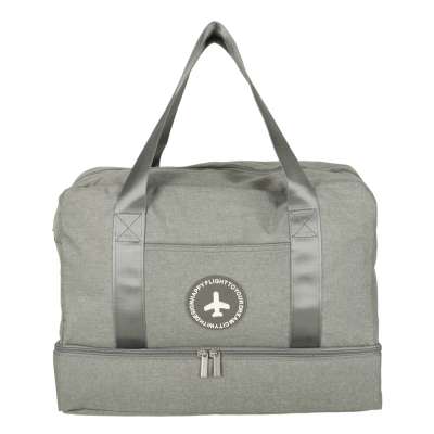 Travel bag hand luggage 39x18x30cm grey