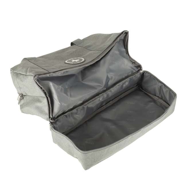 Travel bag hand luggage 39x18x30cm grey