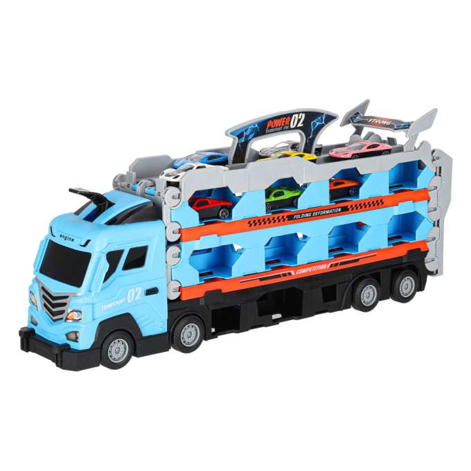 Truck car transporter car track 8 210 cm 8 el.