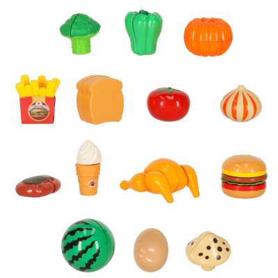 Vegetables to cut fruit food set of 26 pcs.