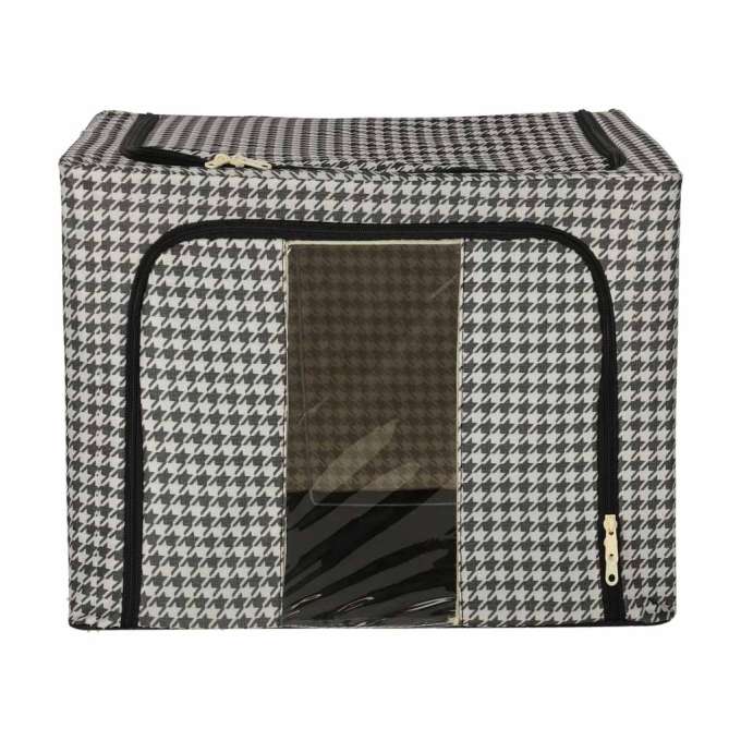 Wardrobe linen organiser 100L white black