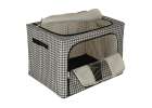 Wardrobe linen organiser 100L white black 5