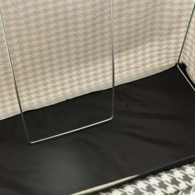 Wardrobe linen organiser 100L white black