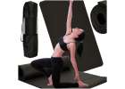 Yoga practice mat thick 185x80x1.5 cm black 1