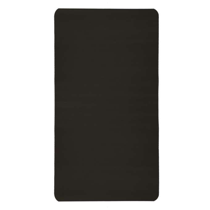 Yoga practice mat thick 185x80x1.5 cm black