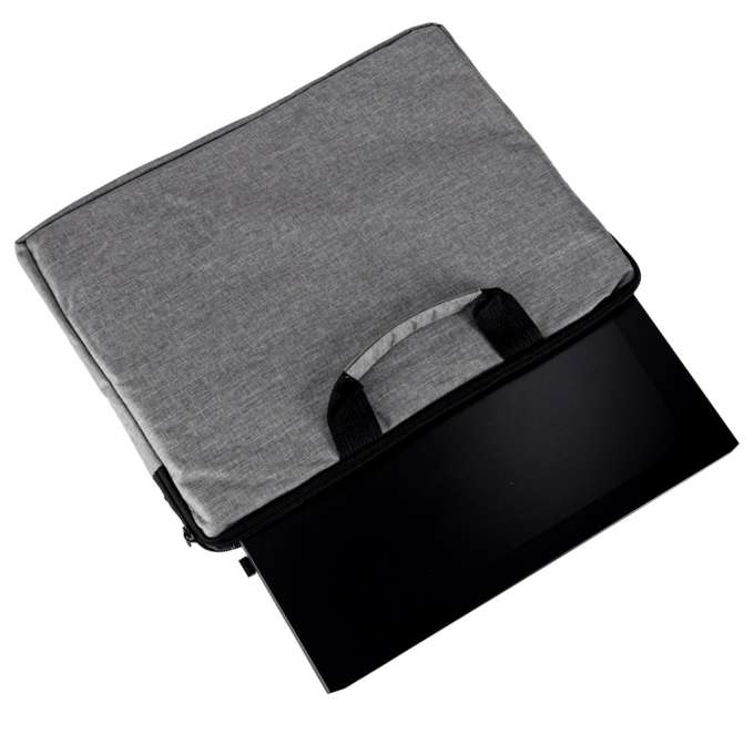 15.6-inch laptop bag, case, cover, briefcase, women's, men's, gray