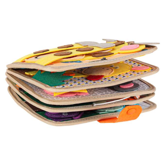 3D felt educational giraffe booklet