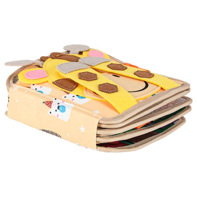 3D felt educational giraffe booklet