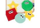 3D felt educational giraffe booklet 12