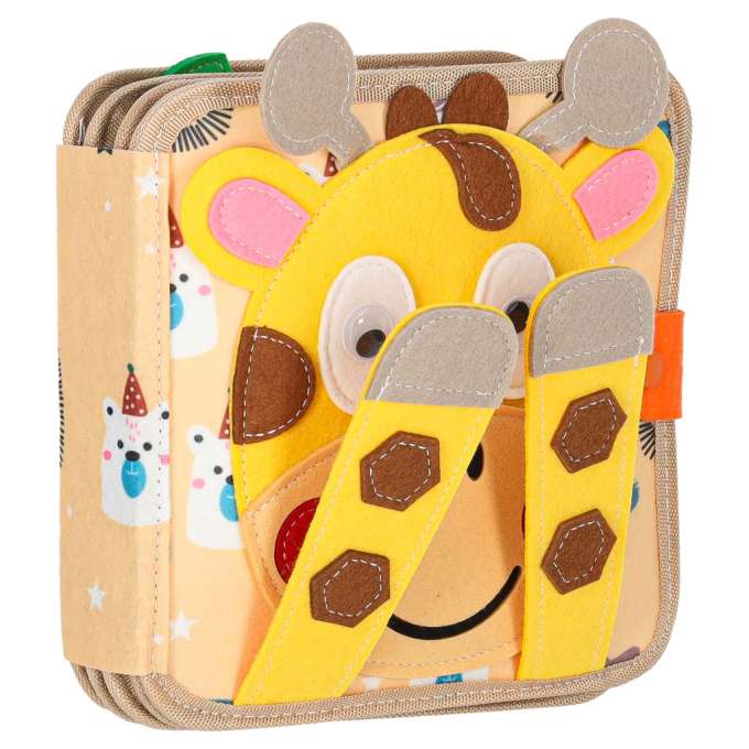 3D felt educational giraffe booklet