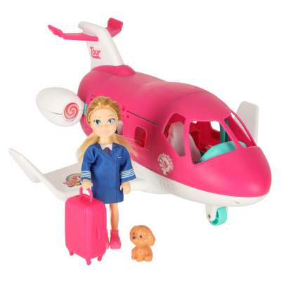 Aeroplane for dolls stewardess accessories