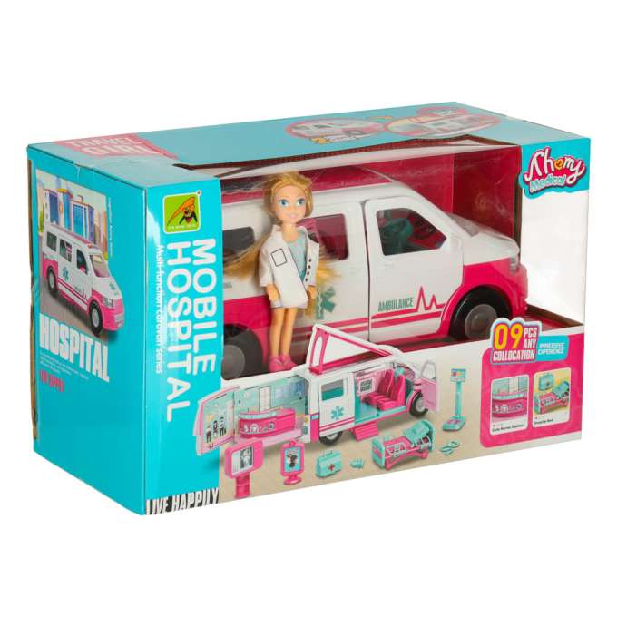 Ambulance mobile hospital doll accessories