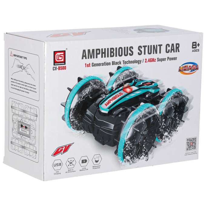 Amphibious remote control car gesture-controlled 4x4 360 2.4GHz 3.7V