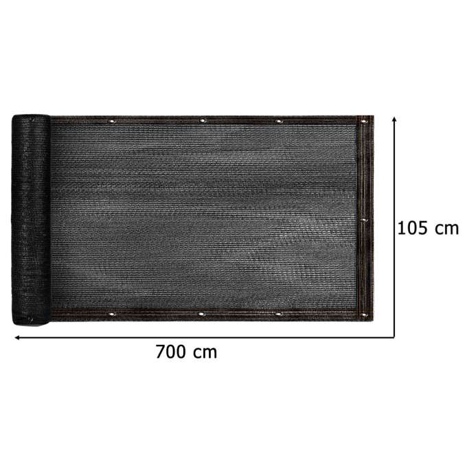 Balcony terrace cover 105x700cm