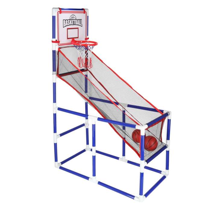 Basketball arcade game 2 balls pump