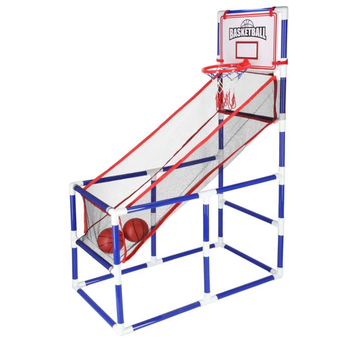 Basketball arcade game 2 balls pump