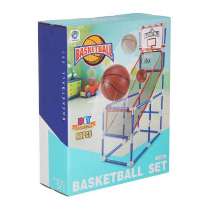 Basketball arcade game 2 balls pump