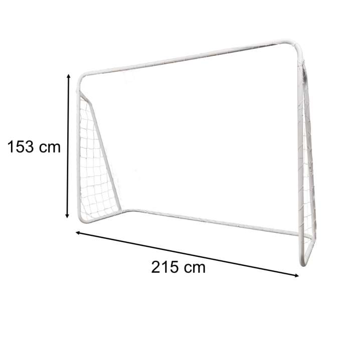 Bramka piłkarska do piłki nożnej dla dzieci treningowa 2w1 + mata celności 215 x 153 x 76 cm