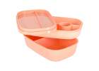 Breakfast lunchbox split 1900ml pink 8