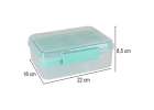 Breakfast lunchbox split 2200ml mint 12