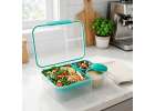 Breakfast lunchbox split 2200ml mint 14