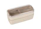 Breakfast lunchbox split 750ml beige 3