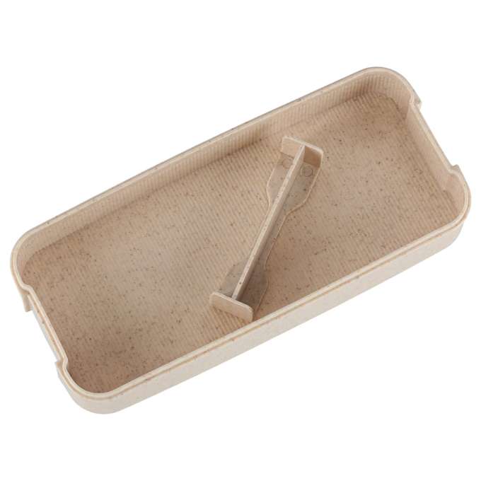 Breakfast lunchbox split 750ml beige