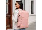 Cabin travel backpack carry-on luggage pink 45x30 cm 14