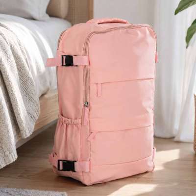 Cabin travel backpack carry-on luggage pink 45x30 cm
