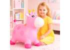 Children's bouncer with a pump pink rubber giraffe 14