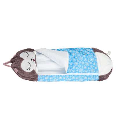 Children's hiking sleeping bag 135x50cm blue