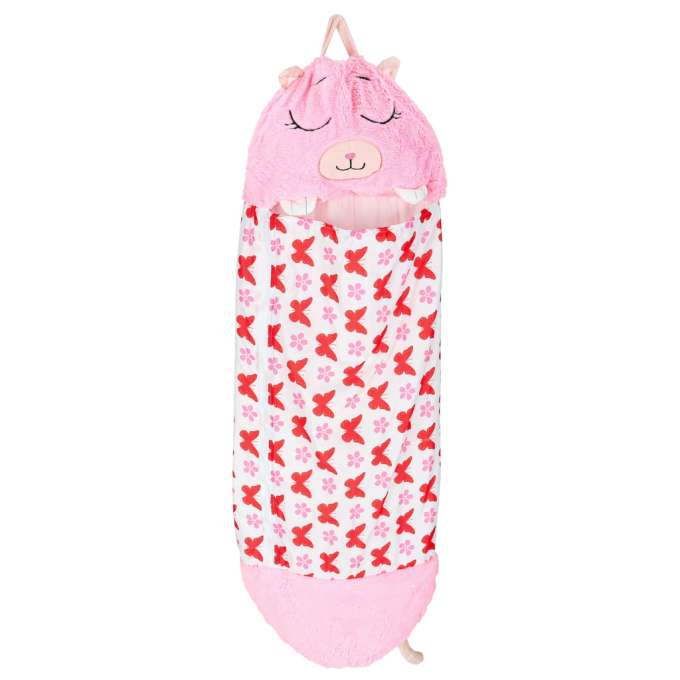 Children's hiking sleeping bag 135x50cm pink