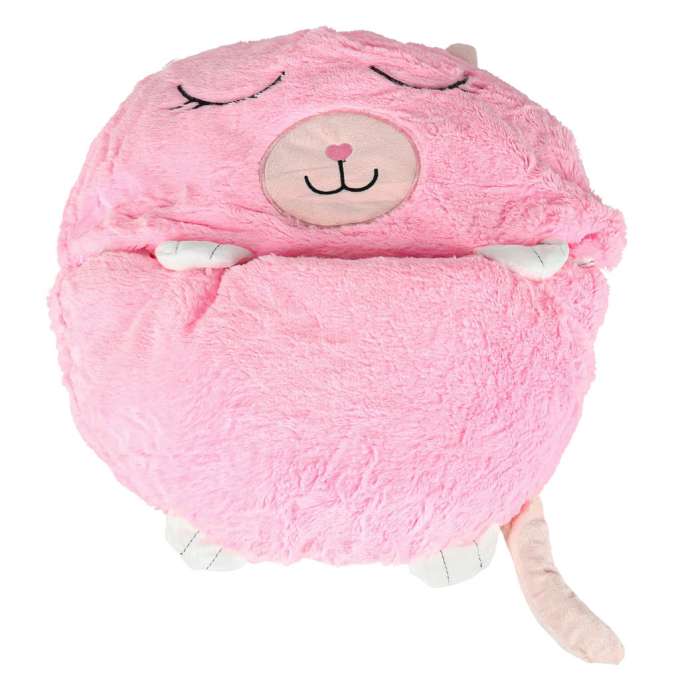 Children's hiking sleeping bag 135x50cm pink